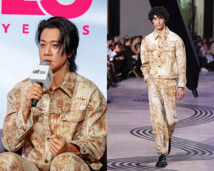 薛仕凌身著夏姿2025春夏「點霄」系列。品牌提供