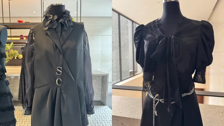 夏姿2025春夏「點霄」系列。張家玲攝