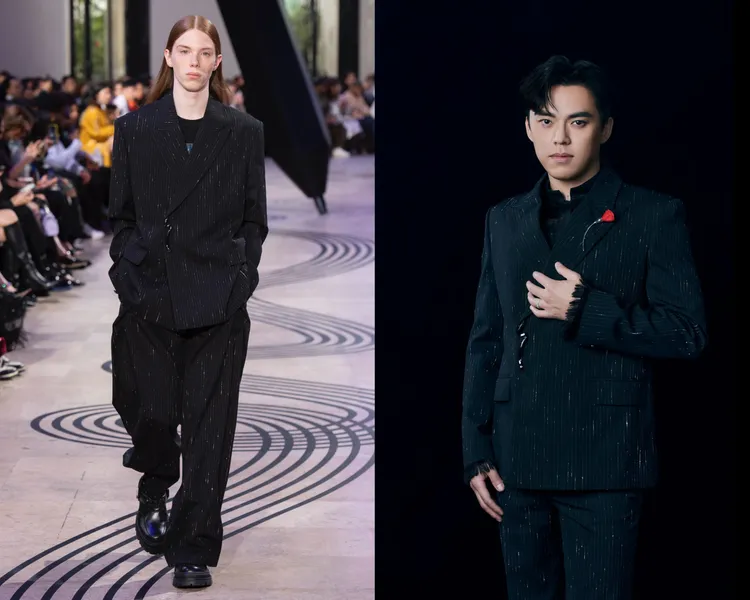 HUSH身著夏姿2025春夏「點霄」系列。品牌提供