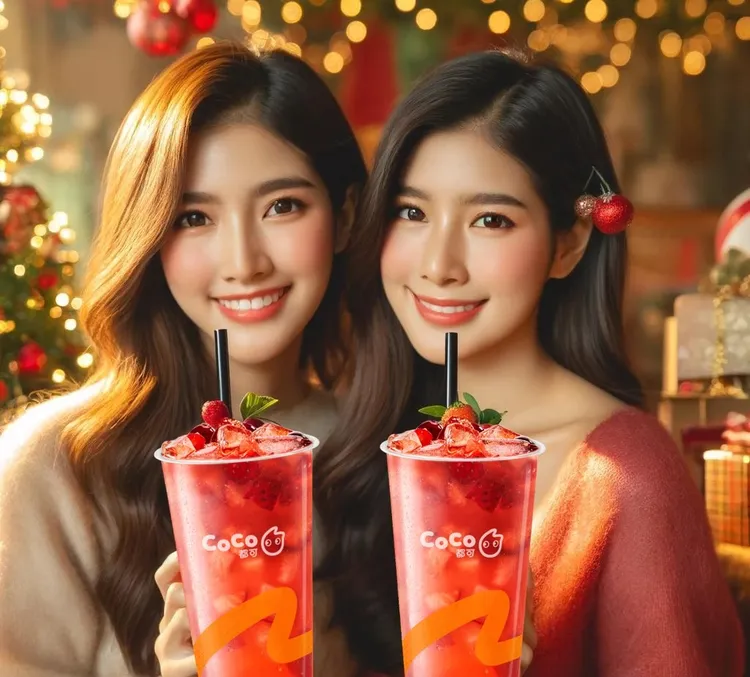 今（25日）購買大杯莓莓派對第2杯只要0元。CoCo提供