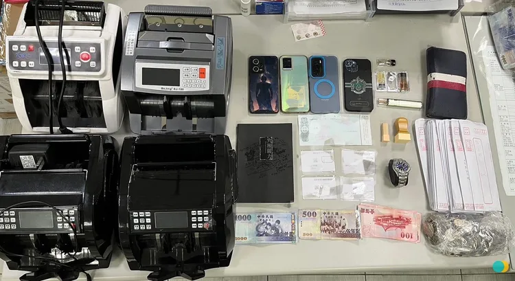 警方查獲相關證物。警方提供