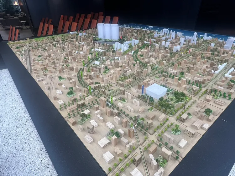 區段模型圖。葉家銘攝