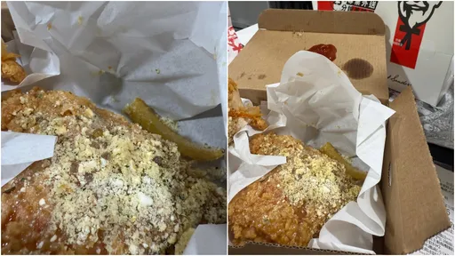 出包!她買肯德基炸雞竟吃到「乾燥劑」 衛生局稽查「這疏失」5日前改善