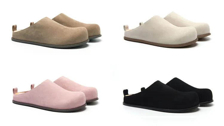 STUDIO DOE全真皮QQ軟餅乾鞋，各2980元。品牌提供