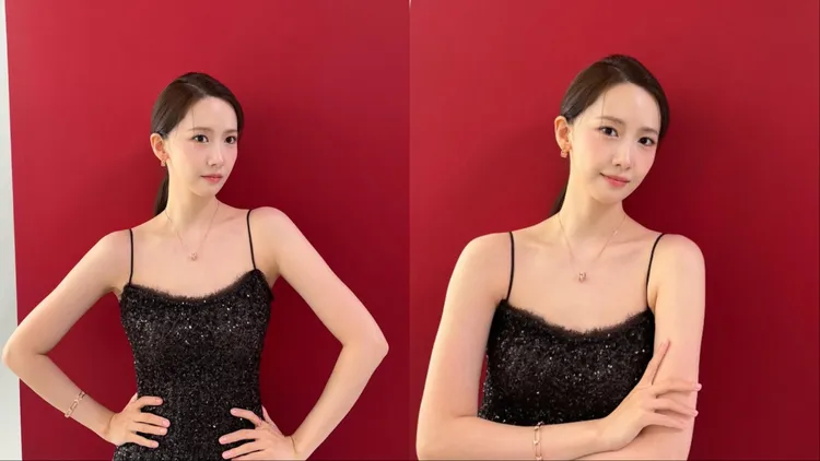 潤娥近期替Qeelin拍攝形象廣告，長相根本與10年前相同。翻攝潤娥IG