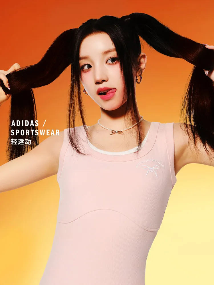 宋雨琦拍攝adidas形象廣告。翻攝宋雨琦微博