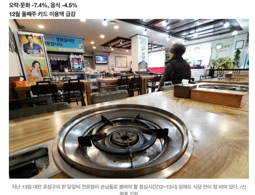 用餐时段空无一人!南韩短命戒严后内需急冻 吃喝玩乐产业哀鸿遍野