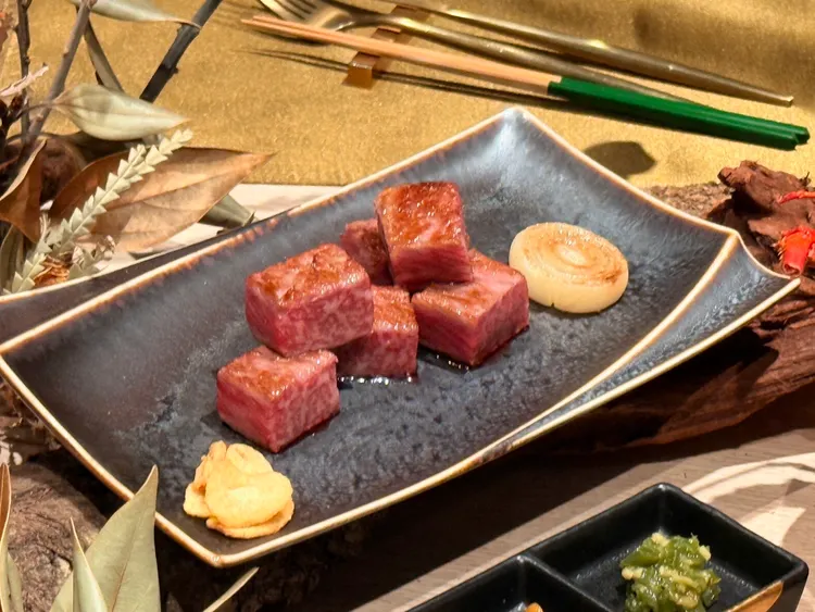 稻燒A5黑毛和牛。陳揚盛攝