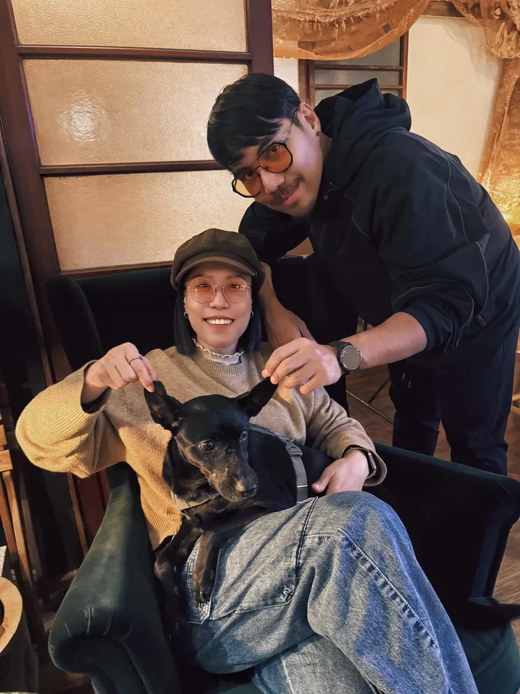 亞美將與老公很登對。翻攝亞美將臉書