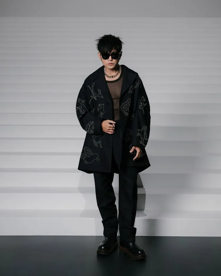 周杰倫出席DIOR 2025秋冬男裝秀。翻攝品牌IG