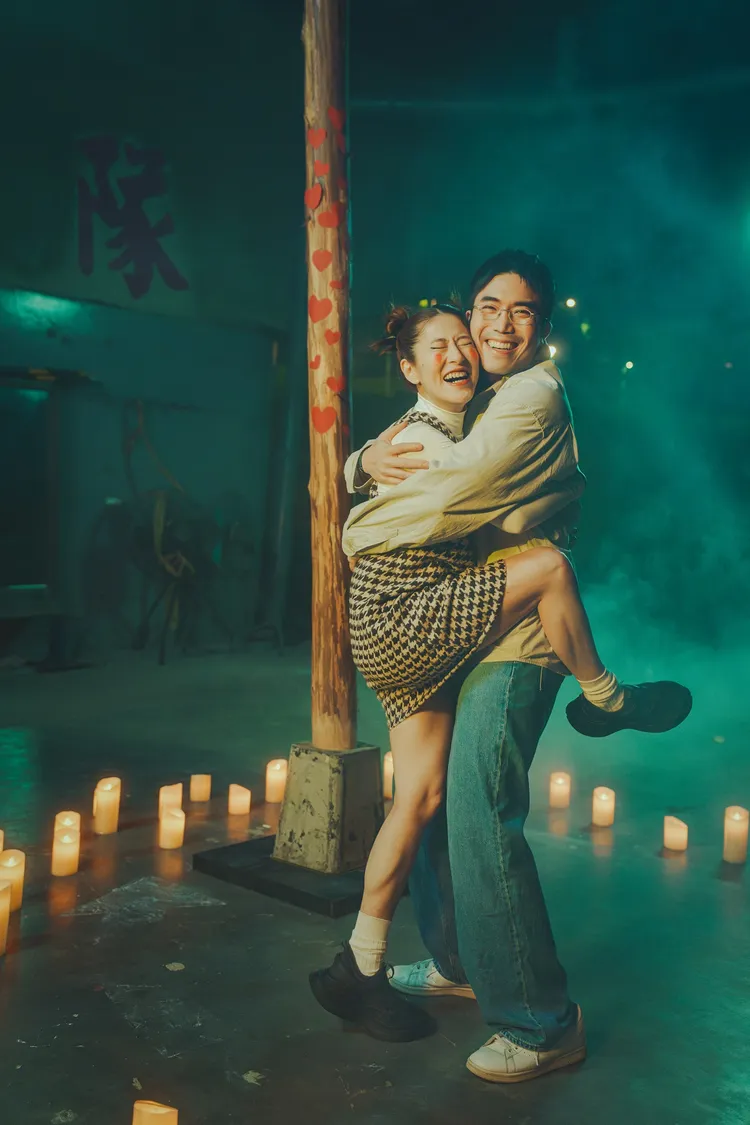 百白演出《咚咚》MV。笙根蘭陽提供