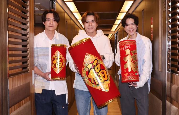 「李吳兄弟」歡喜迎金蛇年。莊宗達攝