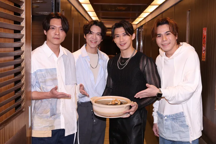 撞臉「台灣隊長」陳傑憲的男星Rock，特地準備養生雞湯給三兄弟補身。莊宗達攝