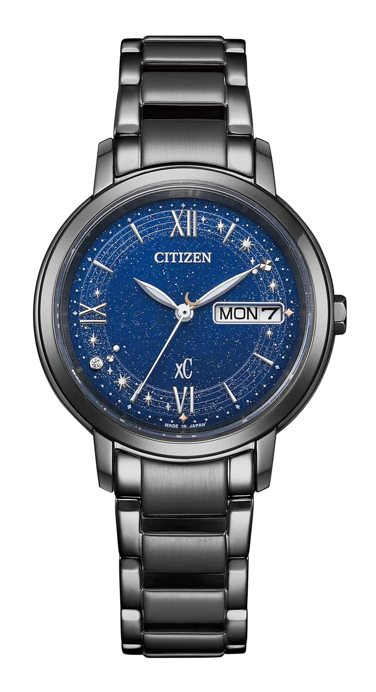 CITIZEN 「甄星閃耀聯名款」EW2428-59L，2萬800元。品牌提供