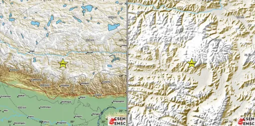 大地震!西藏日喀則市6.8強震 震源深度僅10公里