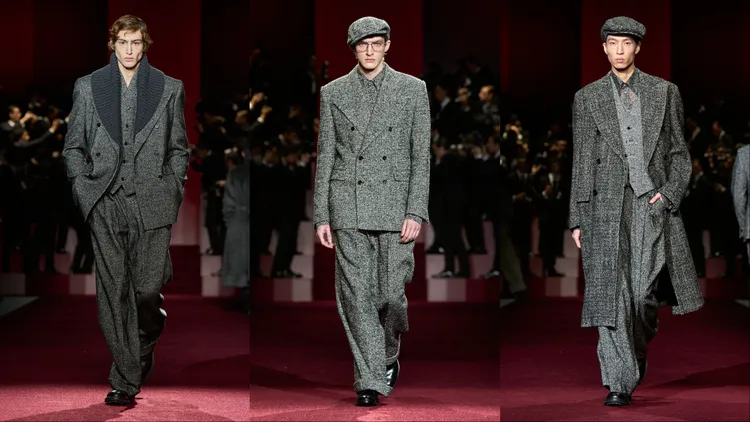Dolce & Gabbana 2025秋冬男裝系列。品牌提供