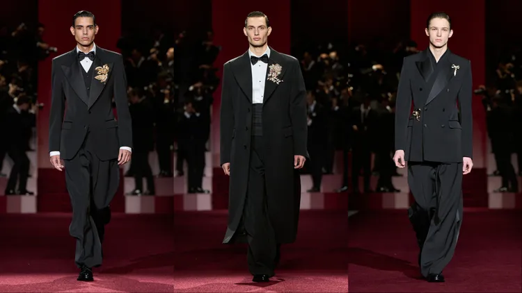 Dolce & Gabbana 2025秋冬男裝系列。品牌提供