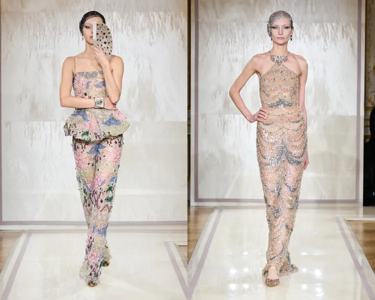 Giorgio Armani 2025春夏高訂服。品牌提供