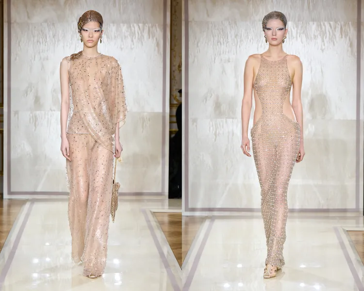 Giorgio Armani 2025春夏高訂服。品牌提供