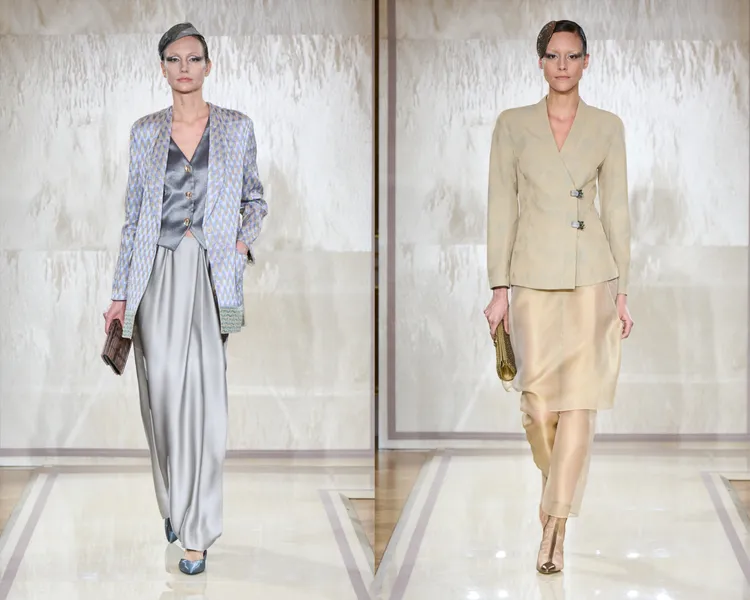 Giorgio Armani 2025春夏高訂服。品牌提供