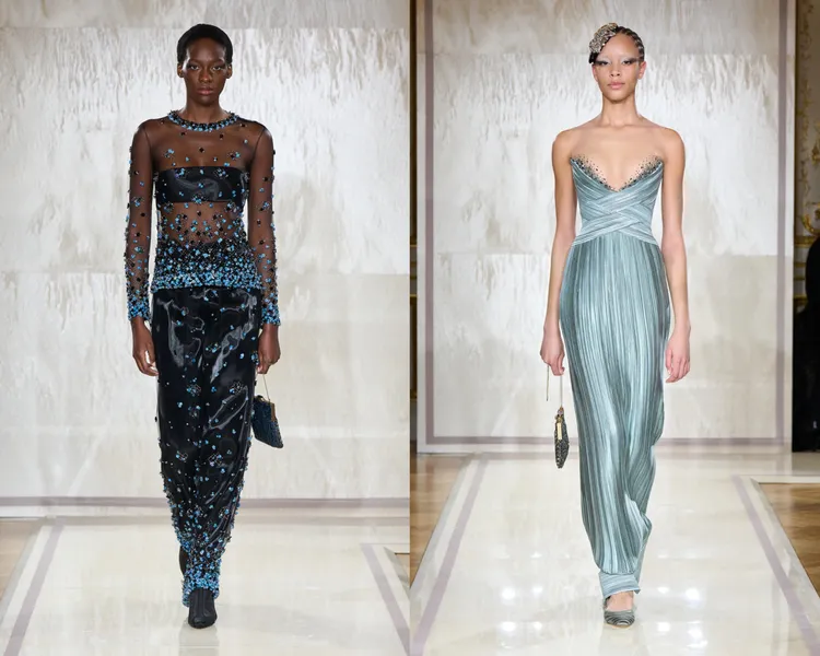 Giorgio Armani 2025春夏高訂服。品牌提供