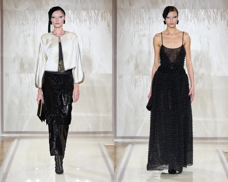 Giorgio Armani 2025春夏高訂服。品牌提供