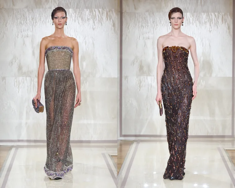 Giorgio Armani 2025春夏高訂服。品牌提供