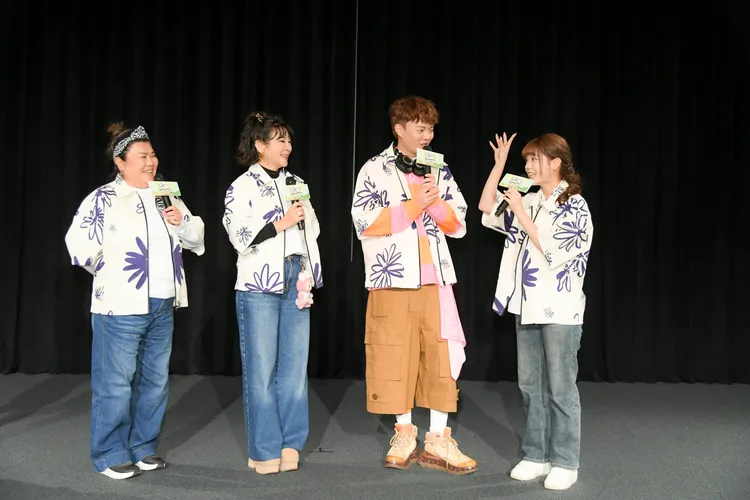 王彩樺出外景便採購團，回程兩個行李箱便四個。三立提供