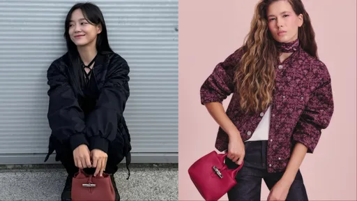 金世正同款LONGCHAMP竹節包換新衣 改披溫暖甜菜根紅迎新春