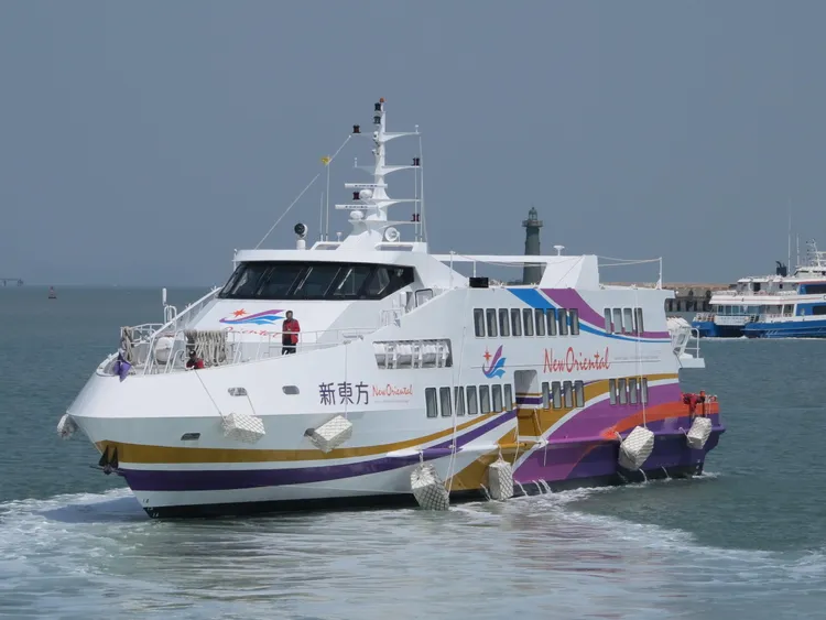 金廈小三通船舶新東方號。航港局提供