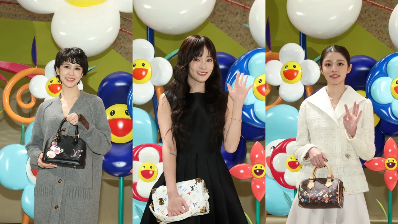 劉奕兒（左起）、王淨、詹子萱今晚跑LV趴。攝影中心攝