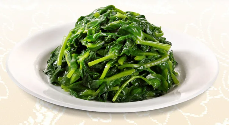 鼎泰豐的炒豆苗是炒青菜中價格最高的，甚至比炒飯還要貴。翻攝自鼎泰豐網站