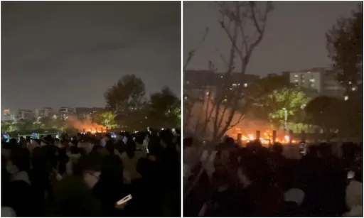 台中煙火亂射竟「燒出火災」 民眾驚呼可怕!消防隊:調查中