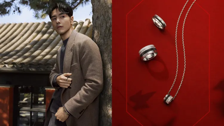 阮經天戴上BOUCHERON珠寶過新年。品牌提供