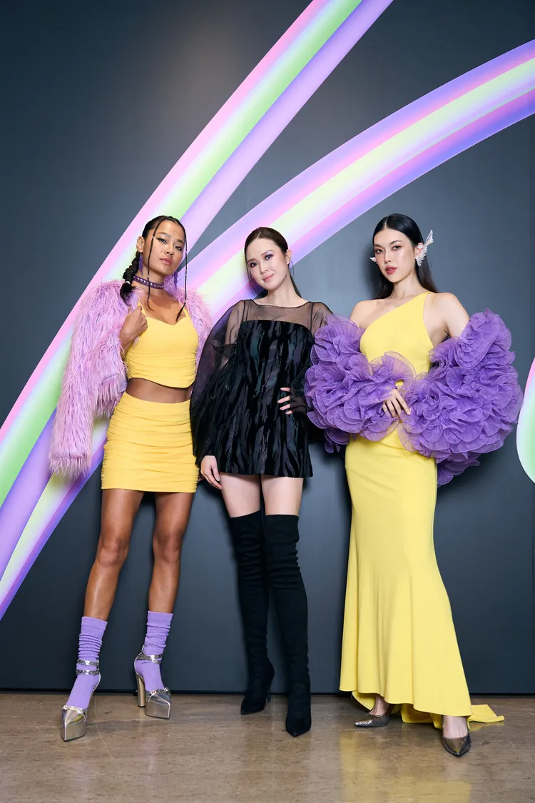 名模王麗雅（左起）、吳品萱、王思偉。