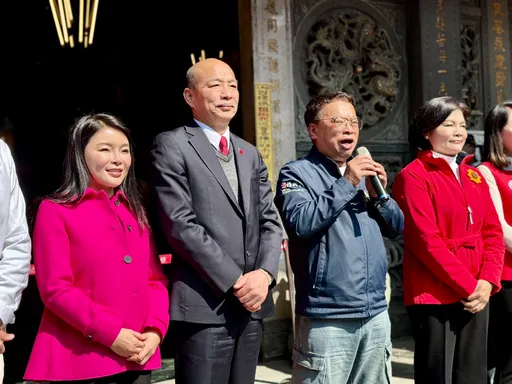 西螺女婿韓國瑜回娘家人氣旺　張嘉郡：雲林人非常驕傲