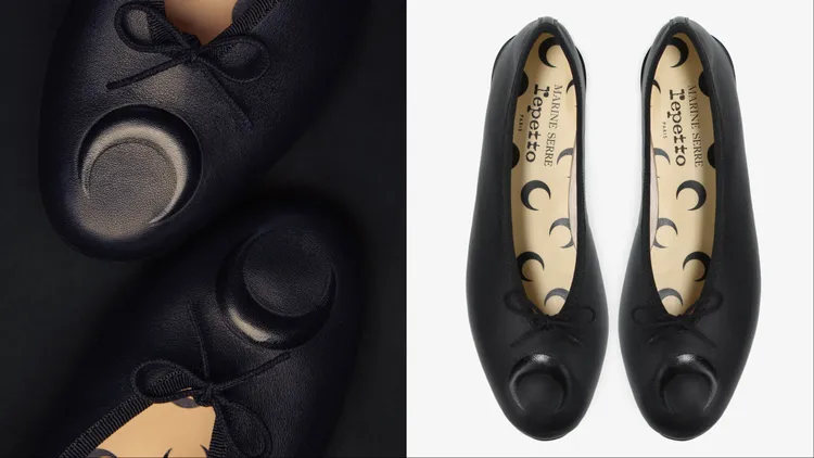 Lilouh款式在鞋頭、鞋墊上都有彎月印花。品牌提供