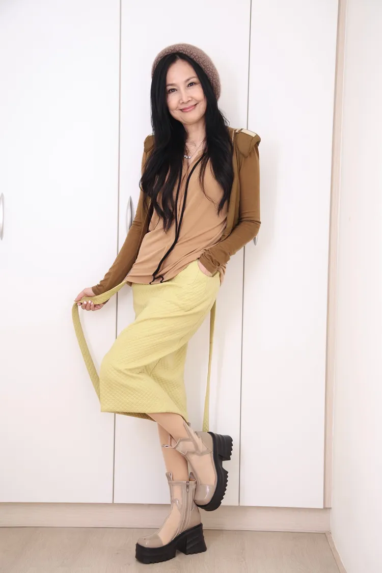 于台煙自認不是賢妻良母，大方分享感情觀。彭欣偉攝