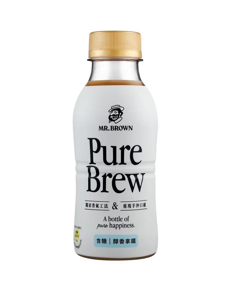 伯朗Pure Brew醇香拿鐵（含糖）。業者提供