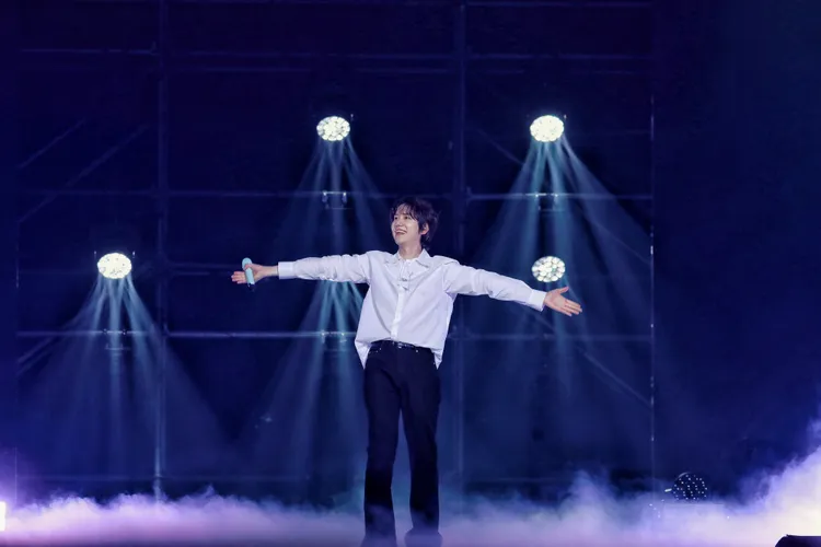 圭賢稱讚海音館漂亮，粉絲也漂亮。D-SHOW提供