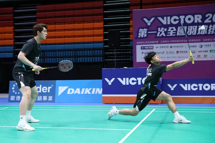 男雙冠軍為林煜傑與陳子睿。羽協提供