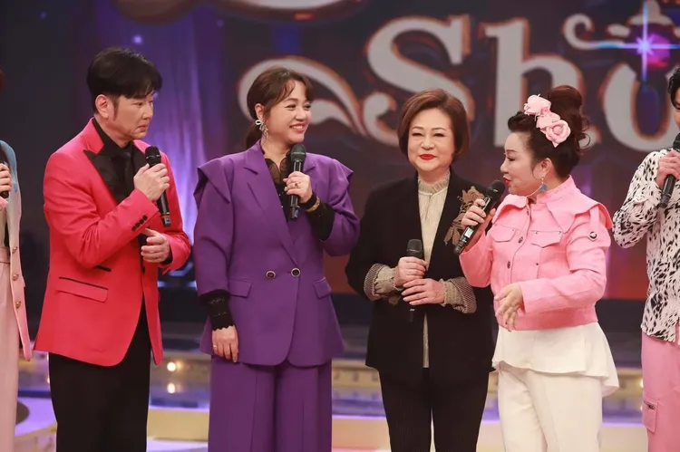 陽帆（左起）、秀蘭瑪雅、文香、白冰冰。民視提供