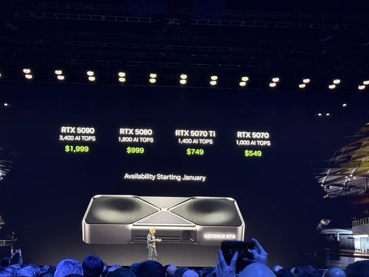 GeForce RTX 50系列共有四款。趙筱文攝