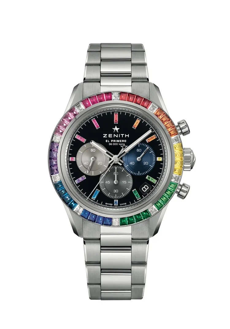 ZENITH CHRONOMASTER Sport彩虹腕錶，393萬800元。品牌提供