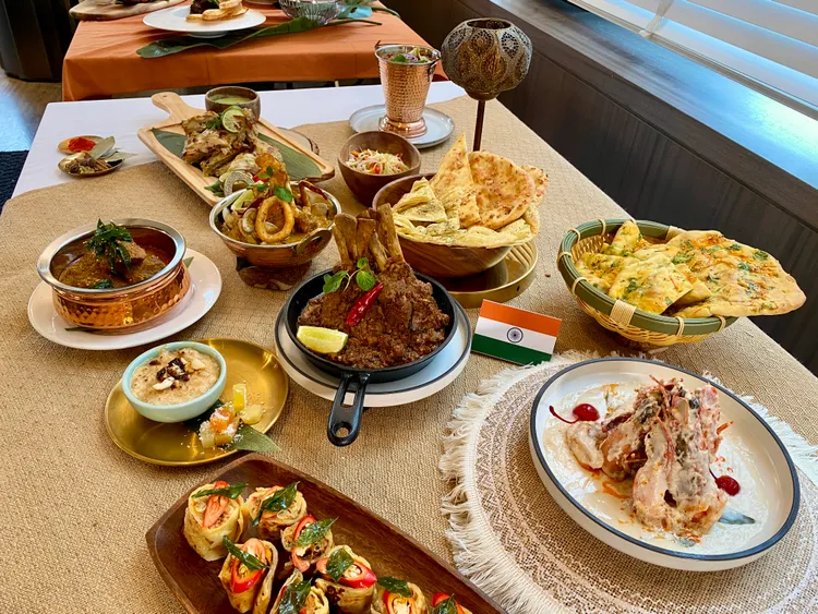 印度主廚於蓮花餐廳推出新菜色。莊偉祺攝