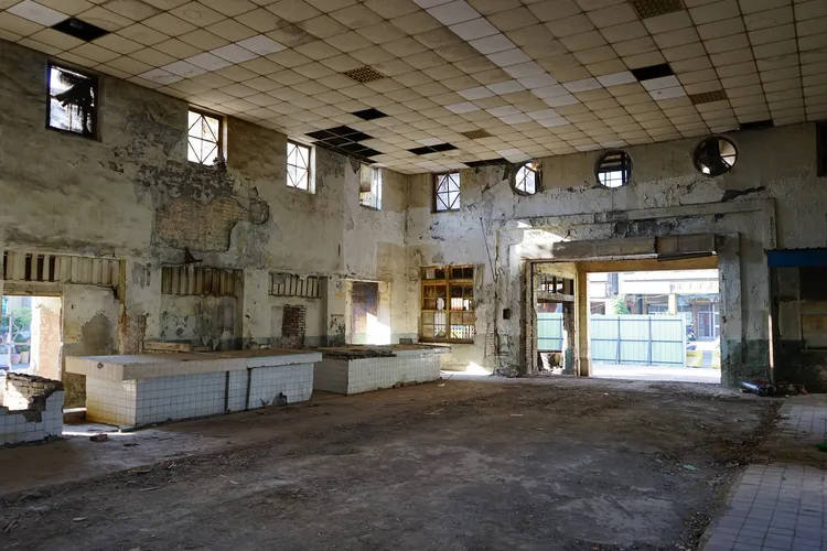 田町齋場內部空間現貌。陳坤毅提供