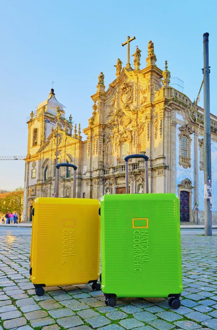 國家地理服飾VANTA行李箱，26吋／1萬380元、20吋／8380元。品牌提供