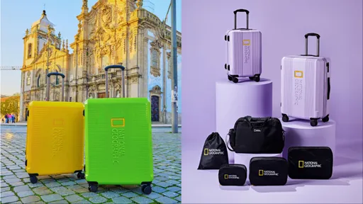國家地理端全新行李箱迎春節 經典款改披夢幻薰衣草紫外衣