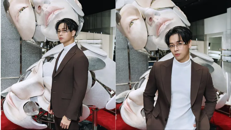 高爾宣配戴細框、無框款式。品牌提供