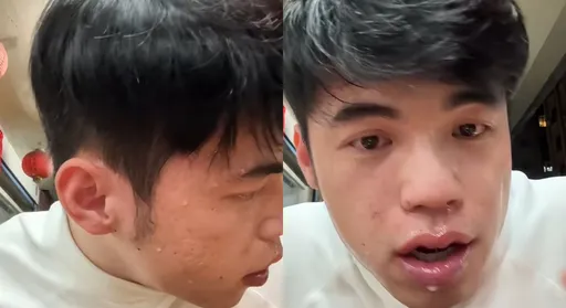 「廣東辣王」挑戰台灣辣麵 「汗水鼻水狂噴」還在嘴硬